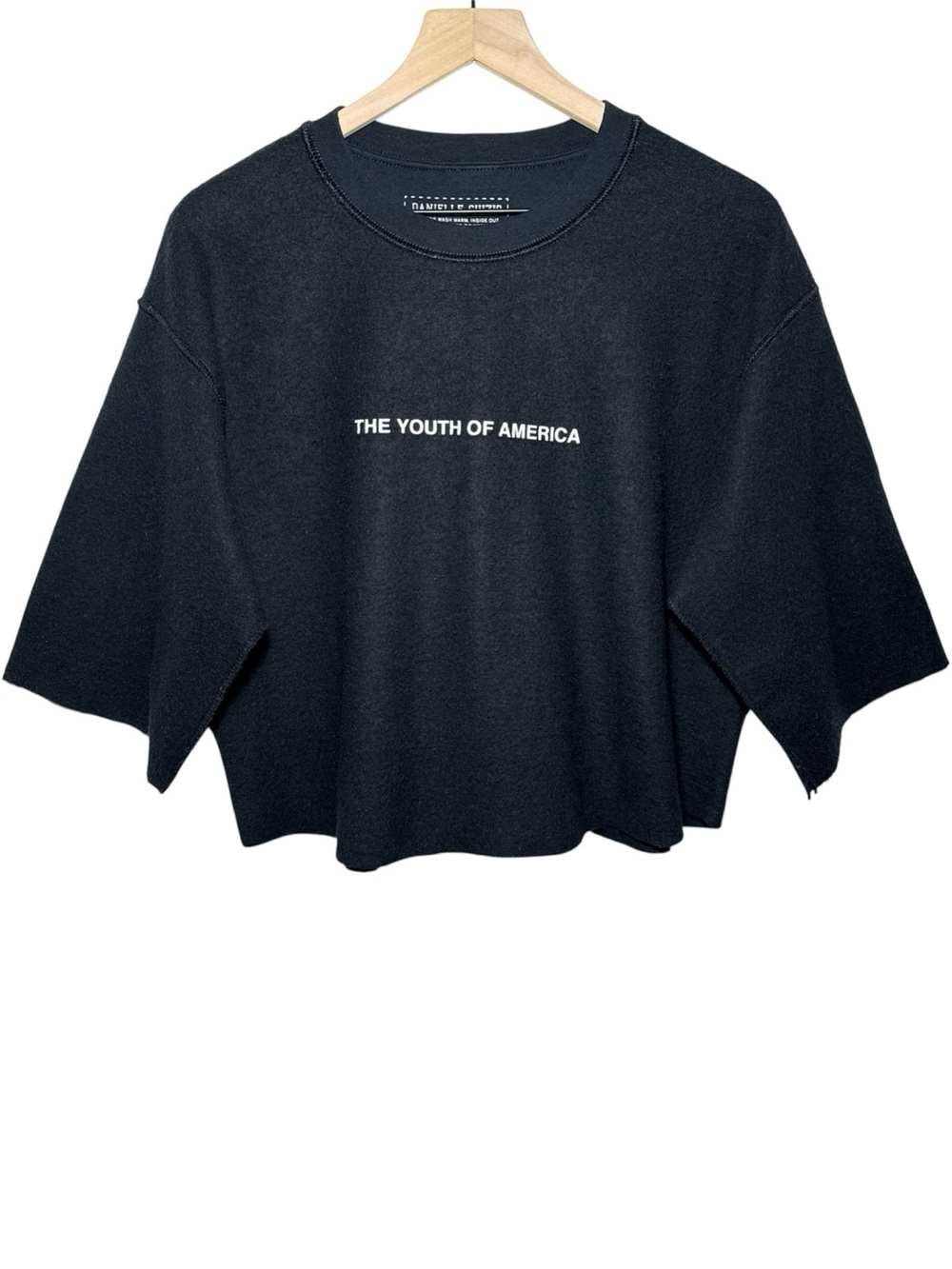 Danielle Guizio ‘The Youth Of America’ T-Shirt in Black